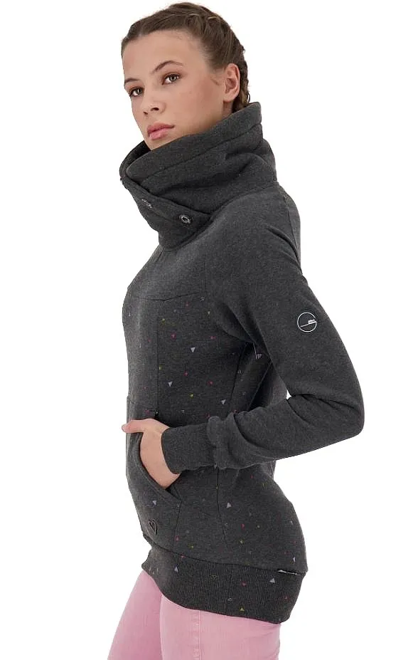 sudadera ALIFE AND KICKIN Violetak B - Moonless Melange - women´s