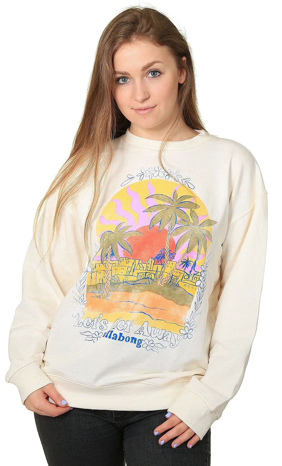 sudadera Billabong Getaway - Salt Crystal - women´s