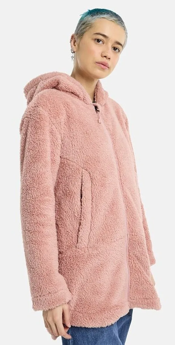 sudadera Burton Minxy High Loft Zip - Powder Blush - women´s