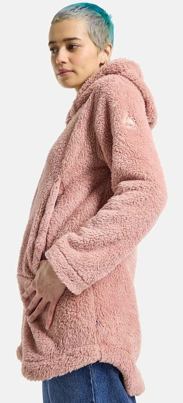 sudadera Burton Minxy High Loft Zip - Powder Blush - women´s