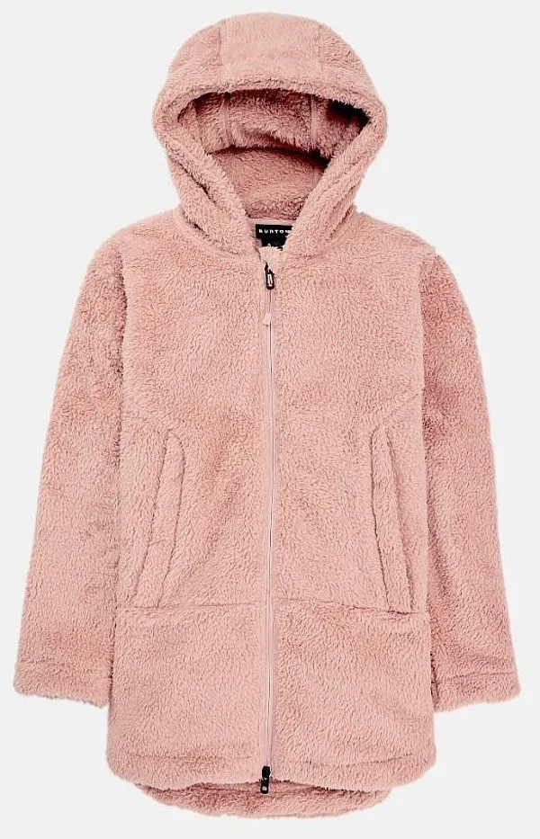 sudadera Burton Minxy High Loft Zip - Powder Blush - women´s