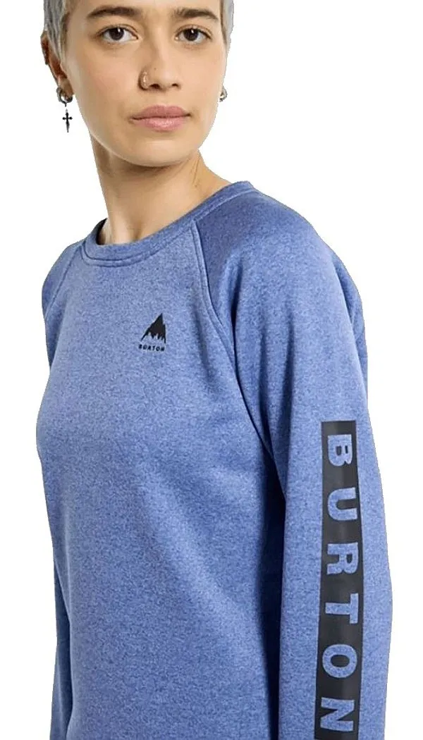 sudadera Burton Oak Crew - Slate Blue Heather - women´s