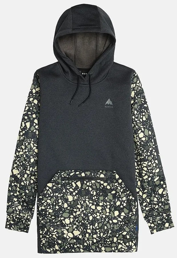 sudadera Burton Oak Long Pullover - True Black Heather/Sediment - women´s