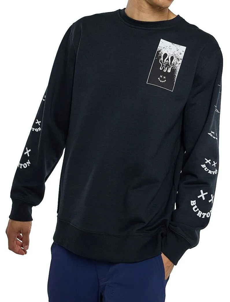 sudadera Burton Skeleton Key 24 Crew - True Black - men´s