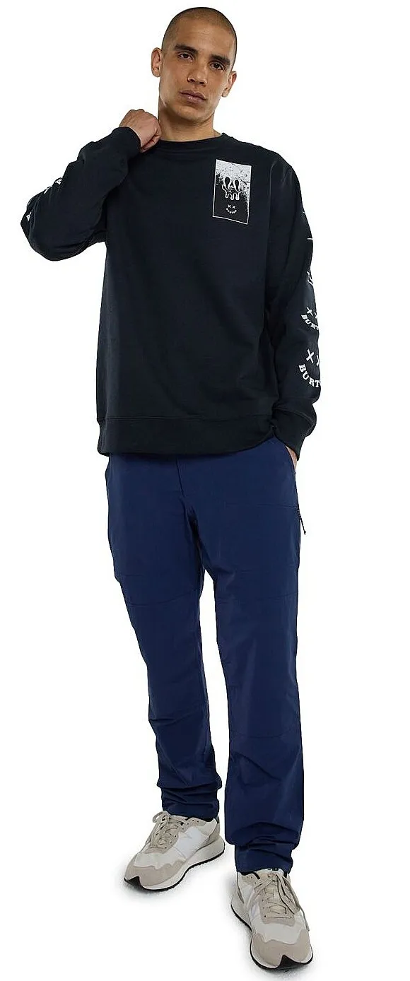 sudadera Burton Skeleton Key 24 Crew - True Black - men´s