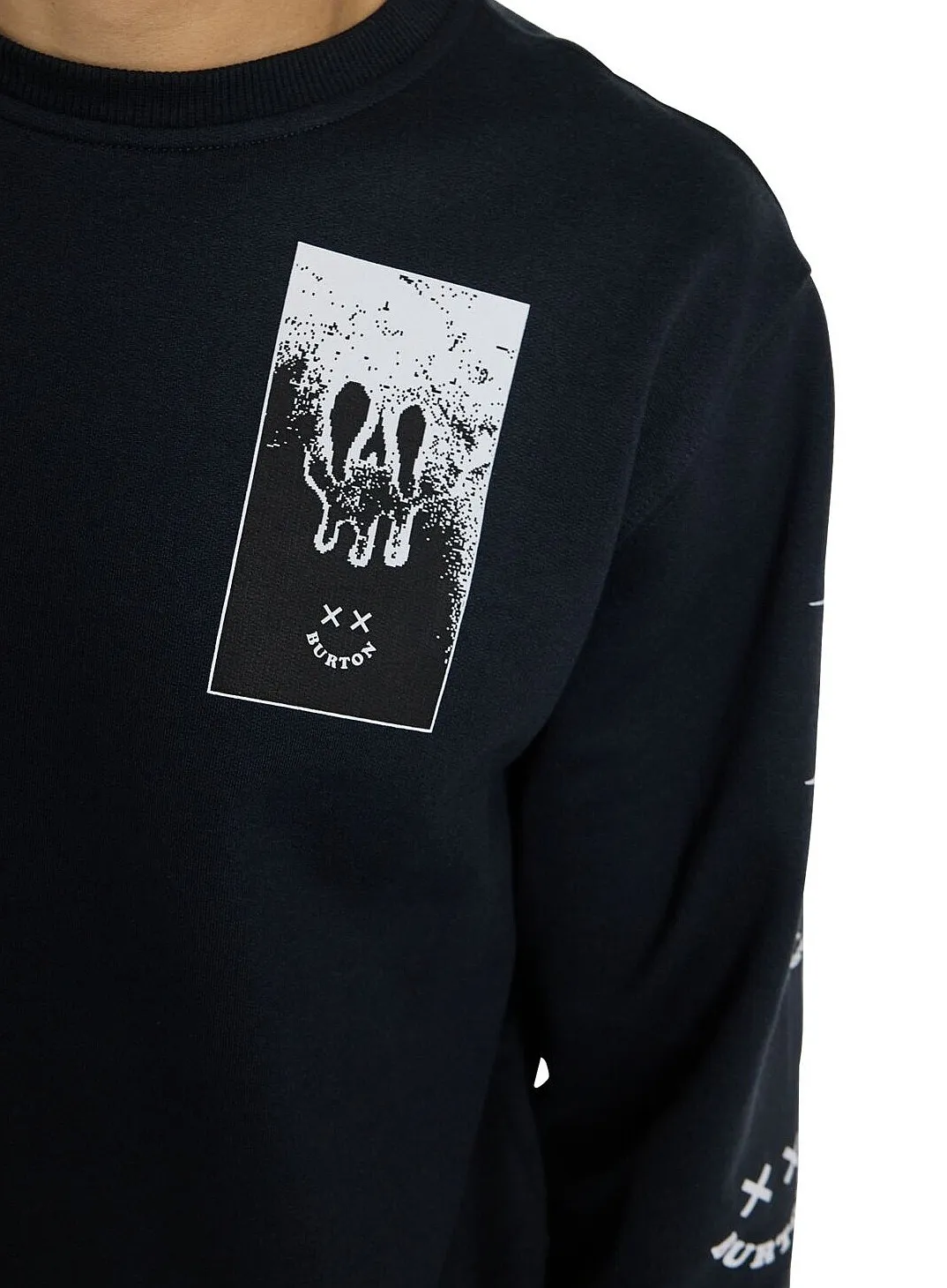 sudadera Burton Skeleton Key 24 Crew - True Black - men´s