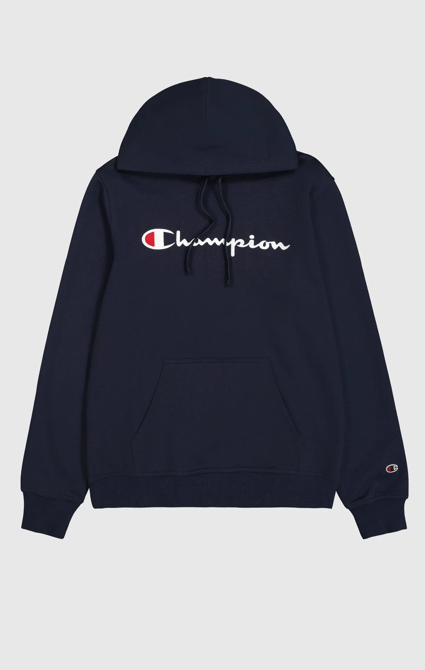 Sudadera con capucha de felpa con logotipo grande