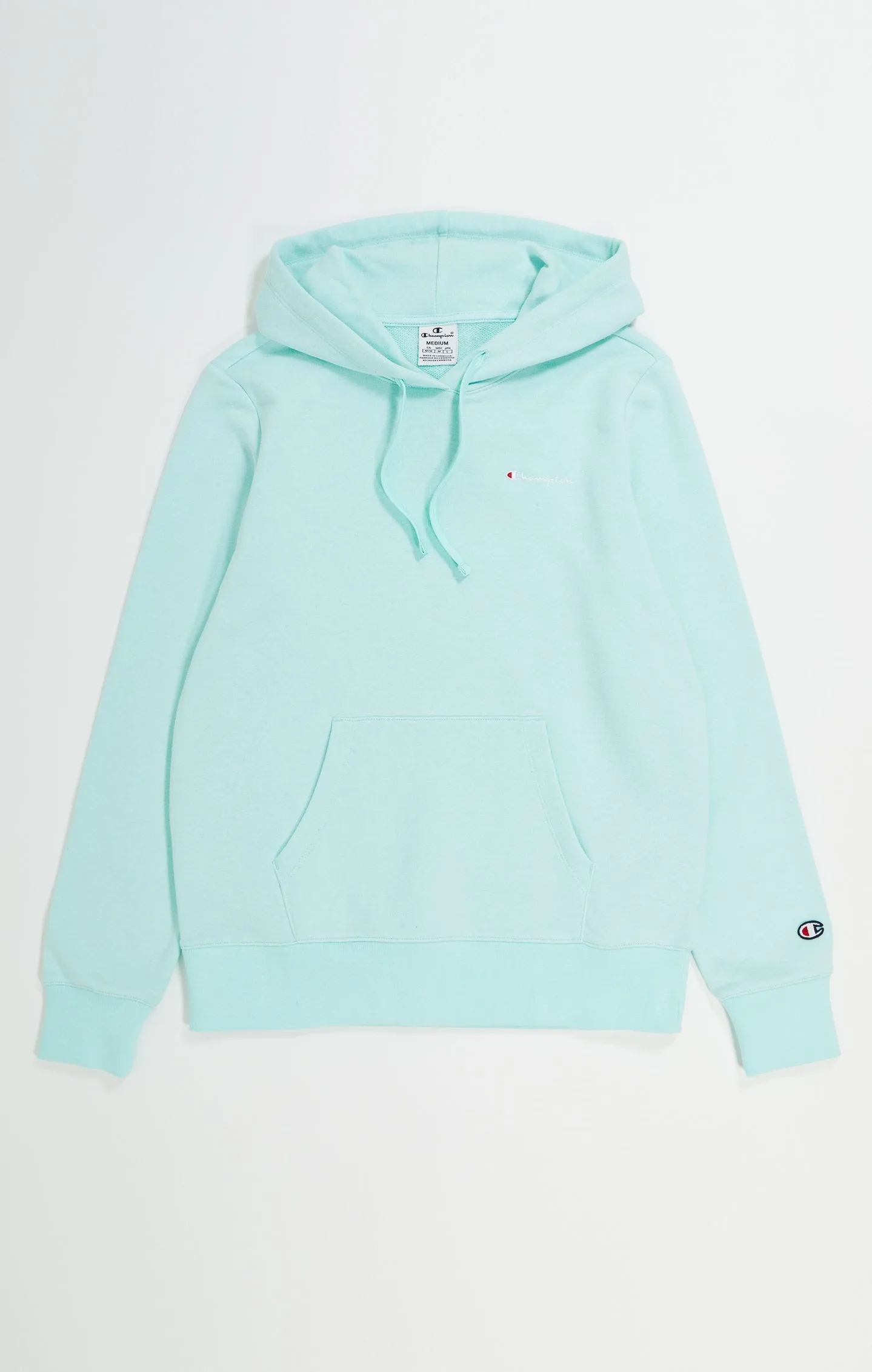 Sudadera con capucha y bordado de logotipo pequeño