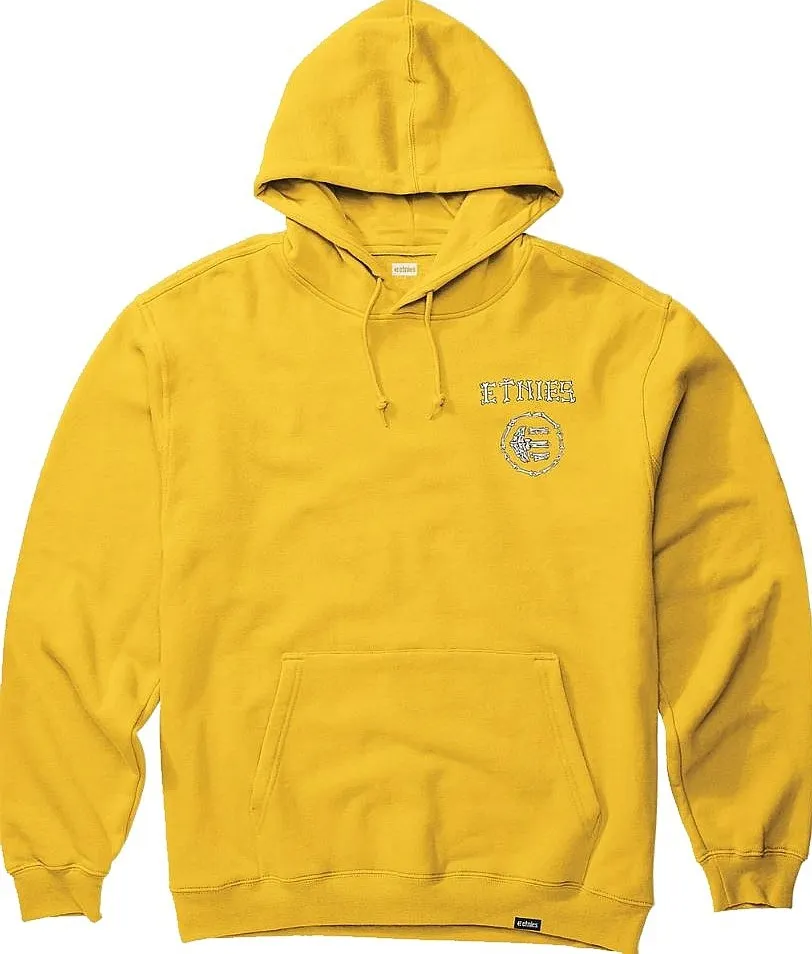 sudadera Etnies Etnies Bones Hoodie - Yellow - men´s