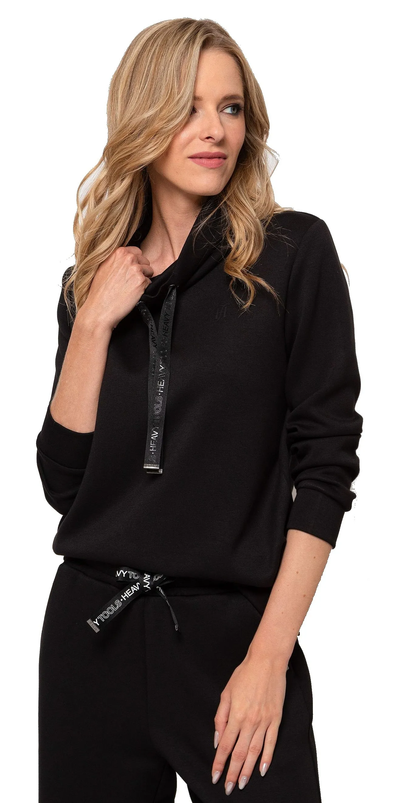 sudadera Heavy Tools Delkari - Black - women´s