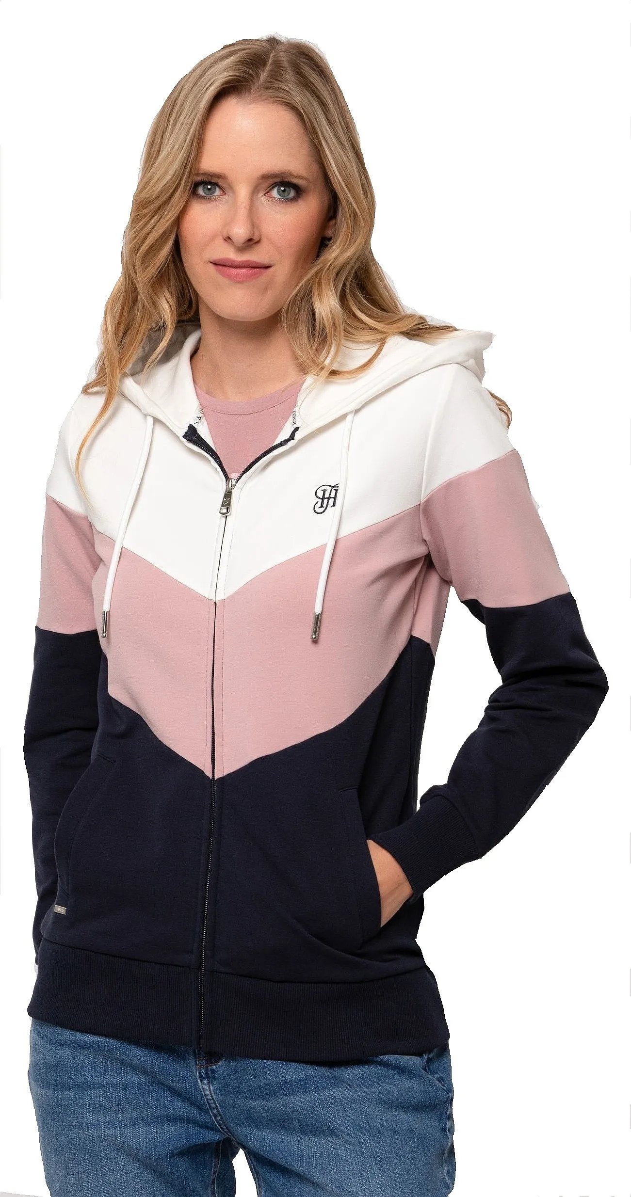 sudadera Heavy Tools Serra Zip - Pale - women´s