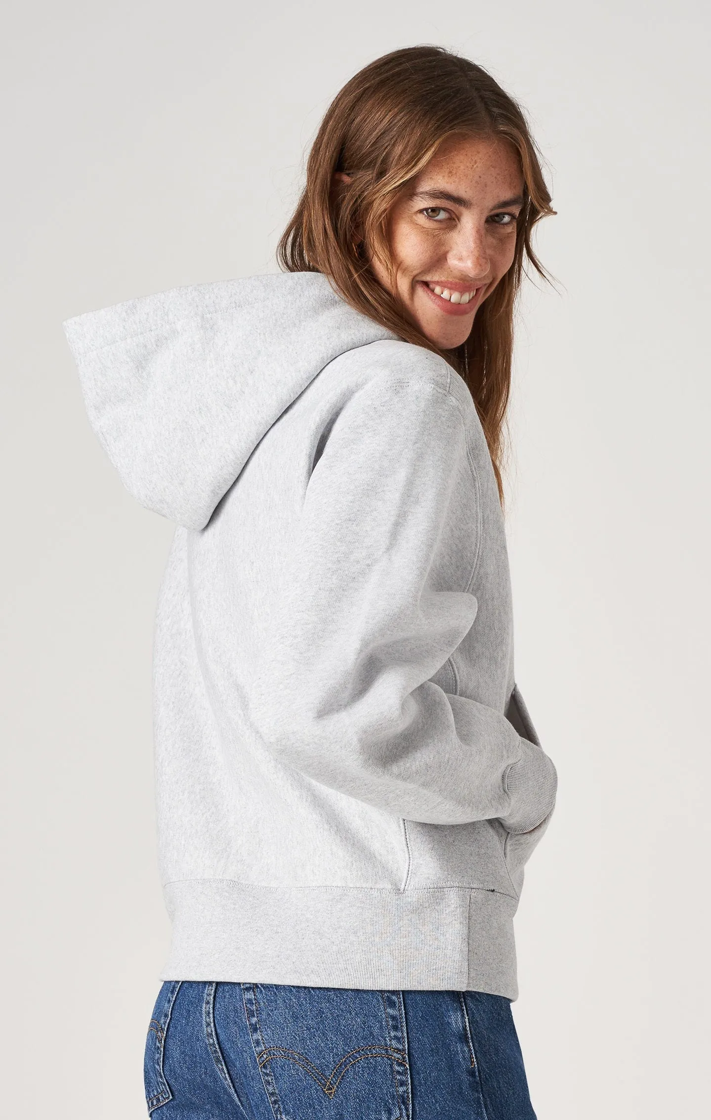 Sudadera oversize con capucha Reverse Weave