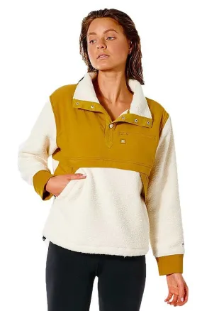 sudadera Rip Curl Anti Series Zuma Fleece - Tan - women´s