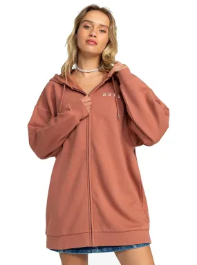 sudadera Roxy Backyard Party B Zip - MMS0/Cedar Wood - women´s