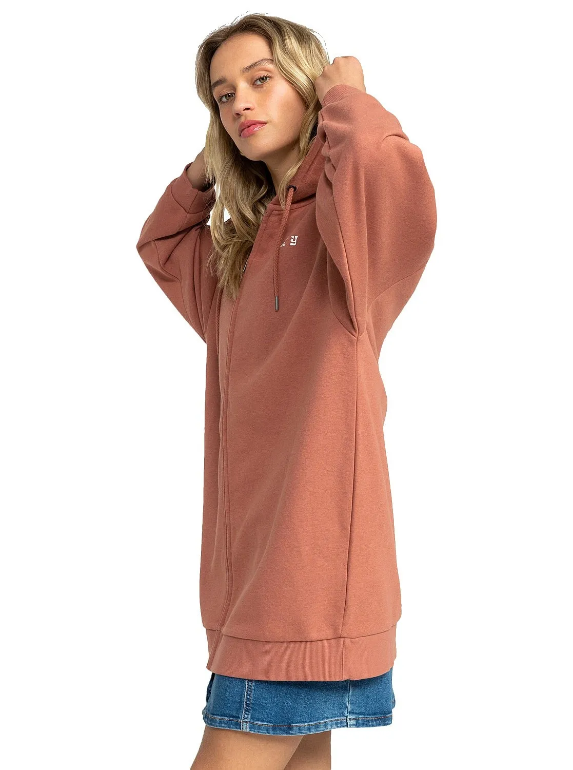 sudadera Roxy Backyard Party B Zip - MMS0/Cedar Wood - women´s