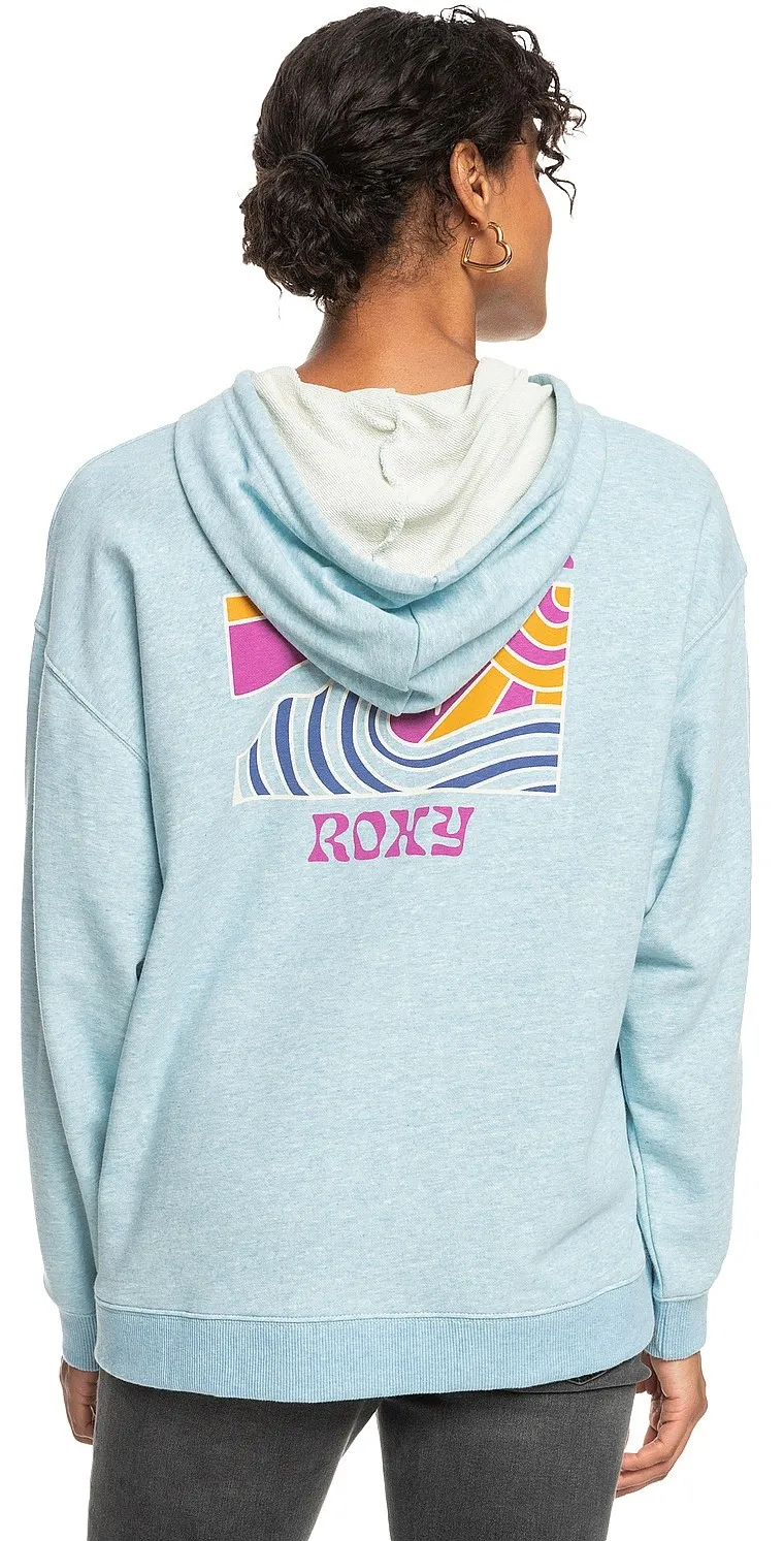 sudadera Roxy Lights Out C - BFT0/Clear Sky - women´s