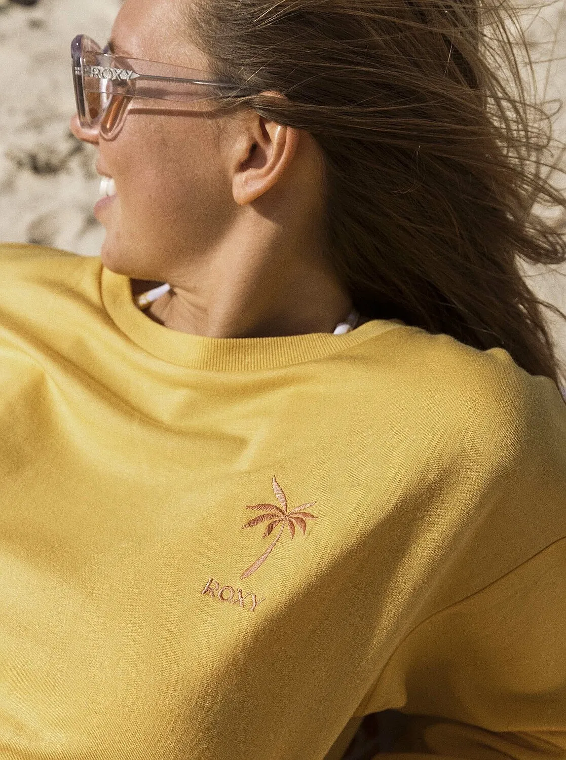 sudadera Roxy Surfing By Moonlight D - YJC0/Yolk Yellow - women´s