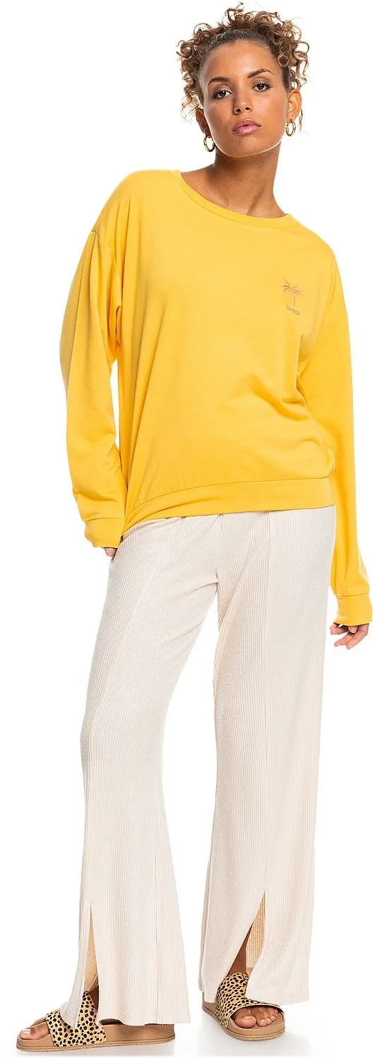 sudadera Roxy Surfing By Moonlight D - YJC0/Yolk Yellow - women´s