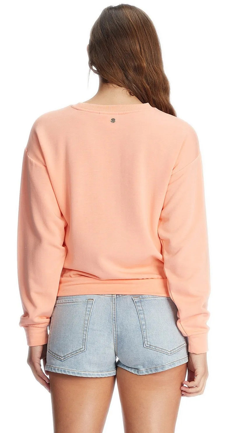 sudadera Roxy Surfing By Moonlight - MFQ0/Papaya Punch - women´s