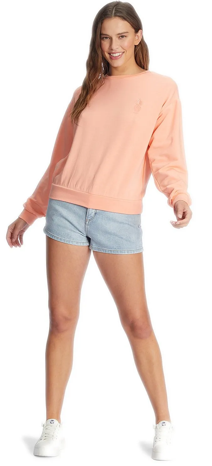 sudadera Roxy Surfing By Moonlight - MFQ0/Papaya Punch - women´s