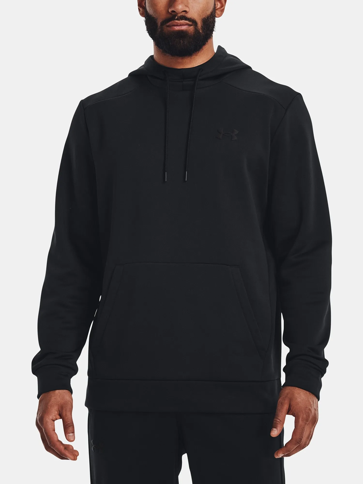 sudadera Under Armour Armour Fleece Hood - Black - men´s