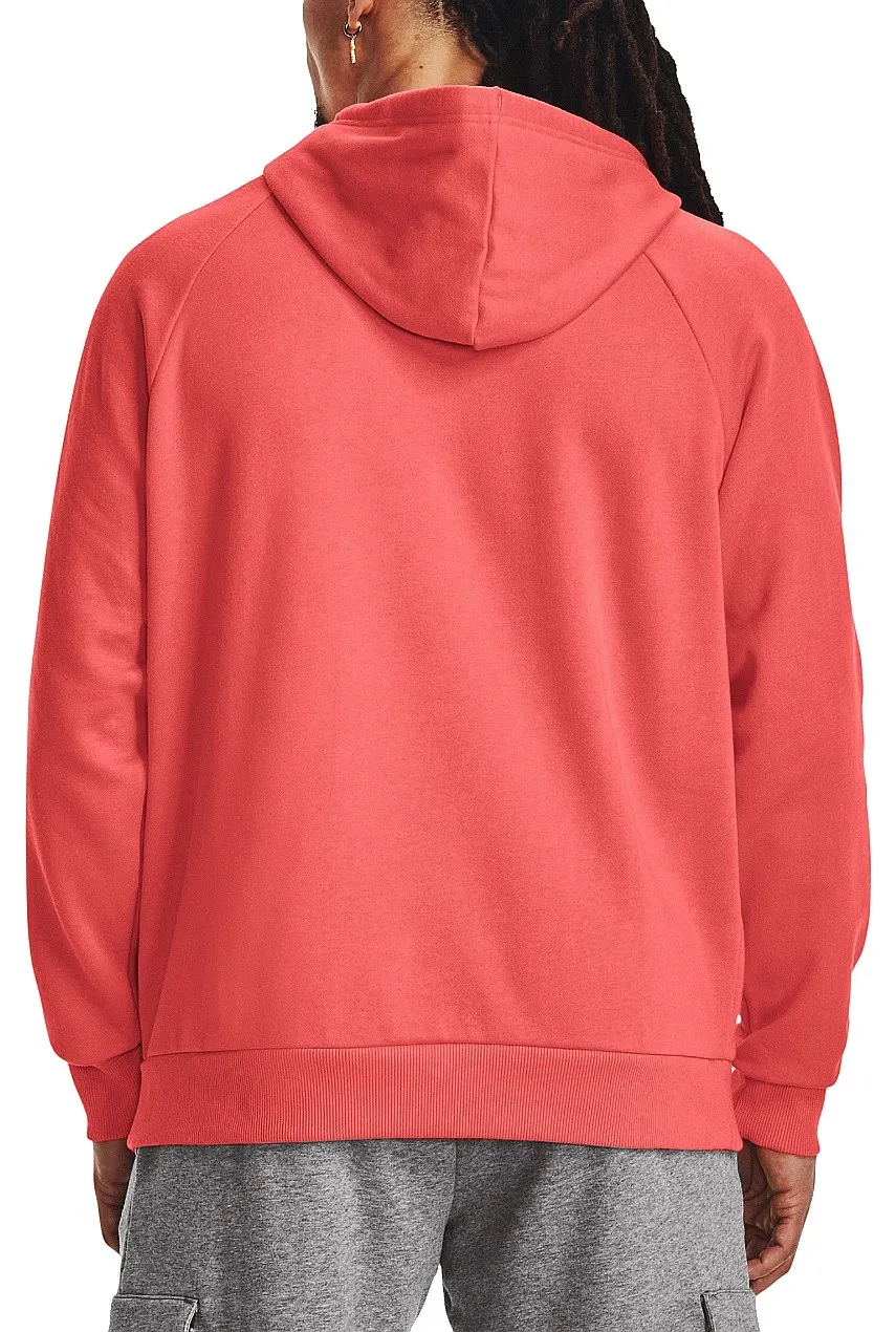 sudadera Under Armour Rival Fleece Logo - Venom Red/White - men´s