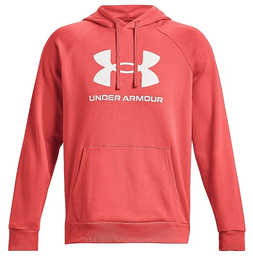 sudadera Under Armour Rival Fleece Logo - Venom Red/White - men´s