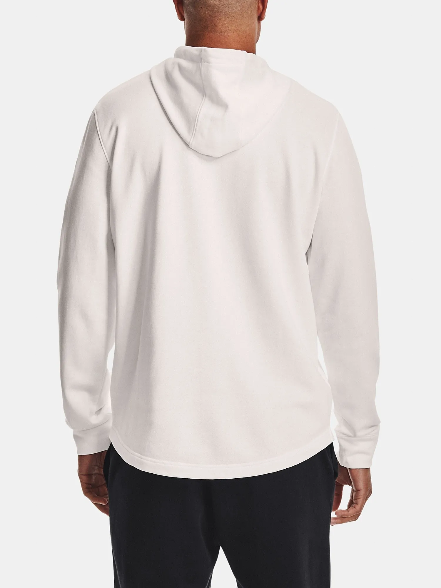 sudadera Under Armour Rival Terry Big Logo - Onyx White - men´s