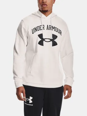 sudadera Under Armour Rival Terry Big Logo - Onyx White - men´s