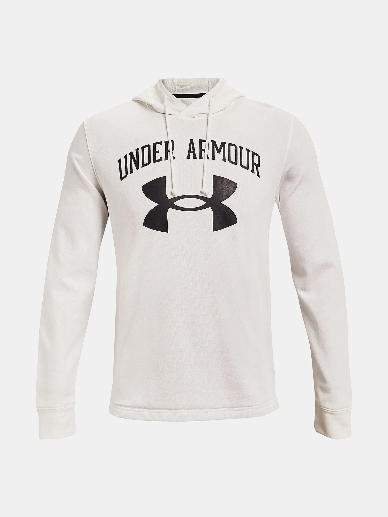 sudadera Under Armour Rival Terry Big Logo - Onyx White - men´s