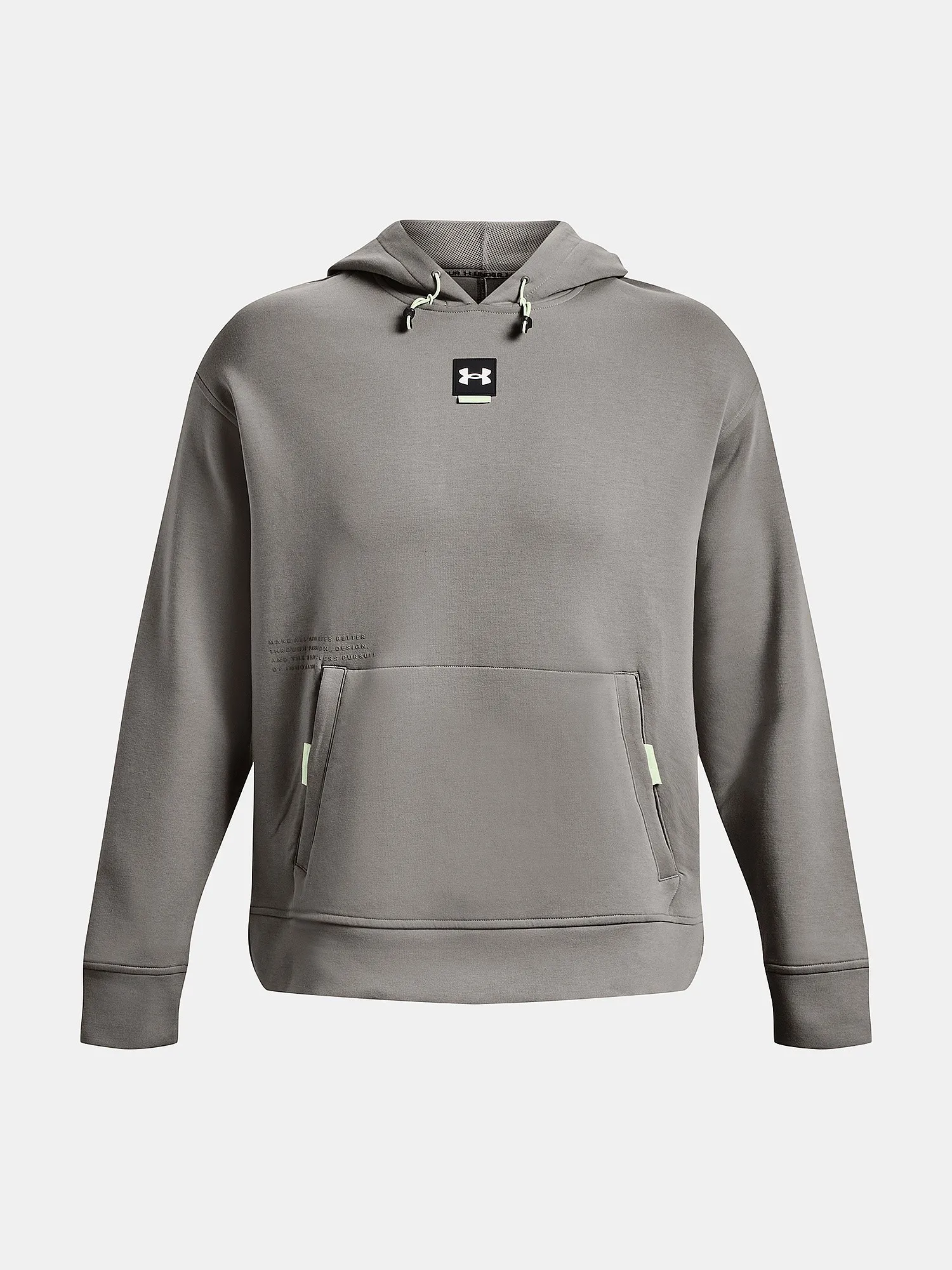 sudadera Under Armour Summit Knit   - Pewter/Phosphor Green