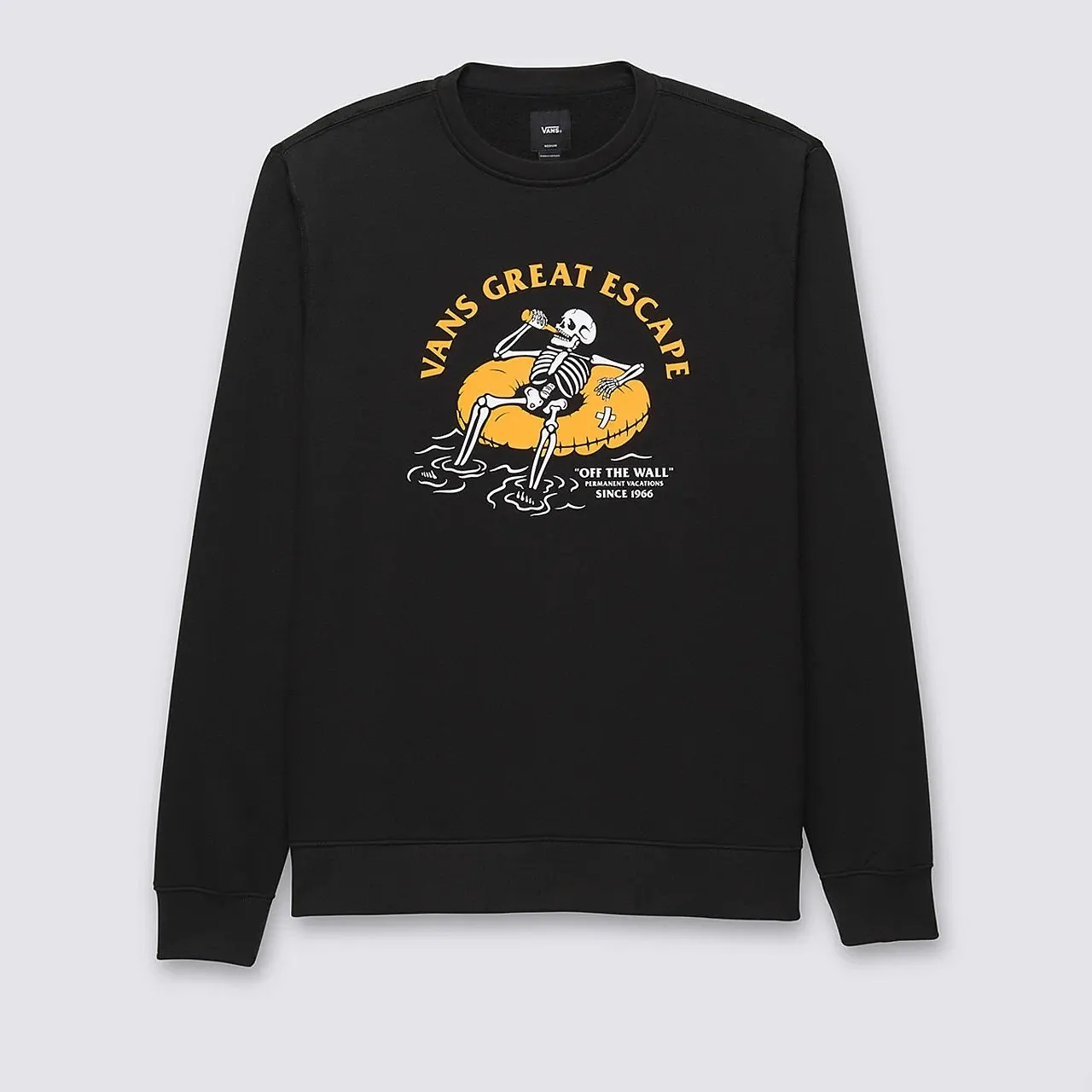 sudadera Vans Permanent Vacation Crew - Black - men´s