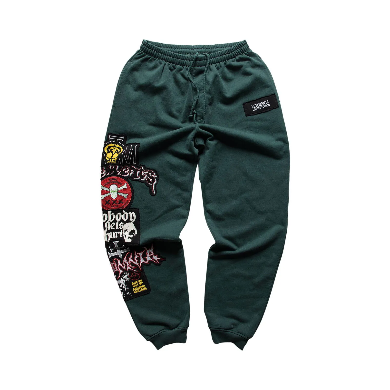 VETEMENTS Metal Patched Logo Sweatpants