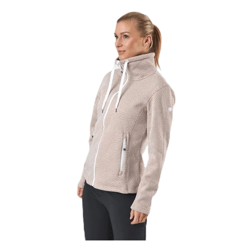 Weather Report Freida Melange Fleece Jacket Beige