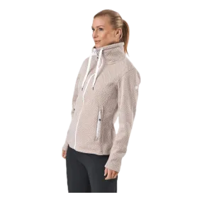 Weather Report Freida Melange Fleece Jacket Beige